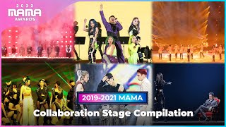 2022MAMA Collaboration Stage Compilation I 20192021 MAMA [upl. by Carrick113]