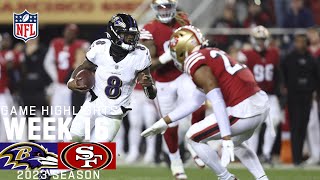 Baltimore Ravens vs San Francisco 49ers  2023 Week 16 Game Highlights [upl. by Dana]