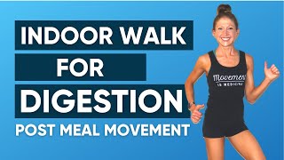 Indoor Walk For Digestion  Post Meal Movement [upl. by Mahan809]