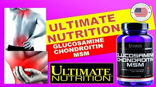 Ultimate Nutrition Glucosamine Chondroitin MSM  ОБЗОР [upl. by Keary613]