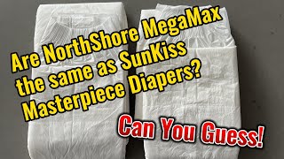 Diaper Review  Are NorthShore MegaMax the same as Sunkiss Masterpiece Diapers  ABDL [upl. by Bautram304]