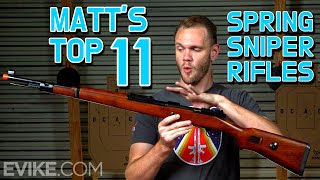 Best Airsoft Spring Sniper Rifles [upl. by Lemra]