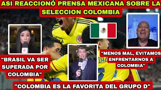 ASI REACCIONÓ MEXICO SOBRE LA SELECCION COLOMBIA Y SU GRUPO D EN LA COPA AMERICA 2024 🔥 [upl. by Swann154]