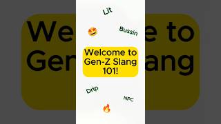 GenZ Slang in 30 Seconds🔥 Part 2🤩 genz english learnenglish youtubeshorts short drip learn [upl. by Anoiek]