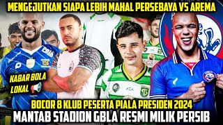 Siapa Lebih Kaya Persebaya Atau Arema‼️Persib Kelola GBLA🔥Renan Alves Fix Otw Persija👍 Berita PSIS [upl. by Odette]