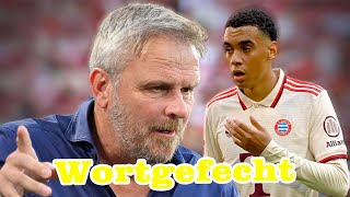 Wortgefecht auf dem Spielfeld Dietmar Hamann und Jamal Musiala im offenen Schlagabtausch [upl. by Calvinna]