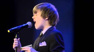 Joshua King age 12 sings Precious Lord Take My Hand [upl. by Eitsirhc221]