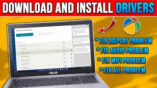 How to Install All Drivers in One Click  PCLaptop  DriverPack Solution Install 2024💻Fix All Issue [upl. by Magavern]