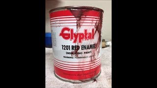 Glyptal paint application [upl. by Lietman]