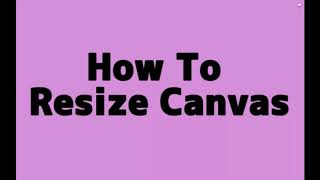 How To Resize Canvas  Artflow Tutorial For Beginners [upl. by Aldred]