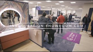 Inauguration nouveau showroom CDM  Carrelage et Bain à Avallon [upl. by Waddle]