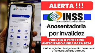 Alerta  Aposentadoria por invalidez é o próximo alvo do pente fino do INSS Fiquem Atentos [upl. by Shell865]