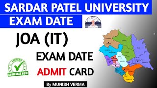 JOA IT EXAM date  Sardar patel university Mandi [upl. by Enrika]