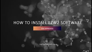 How to Install ezW2 Software [upl. by Laemaj237]