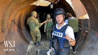 Watch Israeli Military Finds Tunnel It Says Hamas Built for LargeScale Attack  WSJ News [upl. by Adachi]