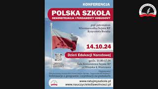 Briefing prasowy po konferencji pt „Polska szkoła – dekonstrukcja i fundamenty odbudowy” [upl. by Jaquenette]