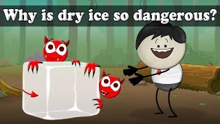 Why is dry ice so dangerous  aumsum kids science education children [upl. by Yatnuahc]