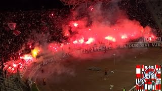 Hajduk  Osijek  30102016  Bakljada na Poljudu 1080p HD [upl. by Kaela]