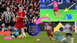 Why Anthony Taylor amp VAR a WARDED Liverpool A Controversial PENALTY After Diego Jotas Dive livnew [upl. by Zephan284]