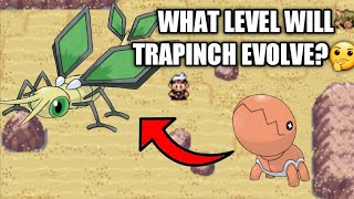 How to Evolve Trapinch to Vibrava on Pokemon RubySapphireEmerald [upl. by Mayer]