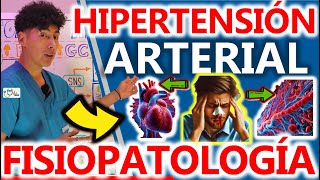 HIPERTENSIÓN ARTERIAL FISIOPATOLOGÍA  GuiaMed [upl. by Buckels871]