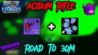 COMBO ONE SHOT『 Portal  Acidum rifle  God Human 』『 Bounty Hunting 』  Blox fruits  Roblox [upl. by Elleb]