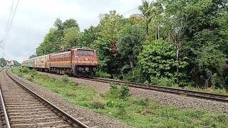 Kanniyakumari  Mangaluru Parasuram Express  Crossing Kochi Airport [upl. by Bish948]