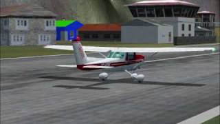 My Free Carenado Cessna and Lukla Airport VNLK Legal Freeware FS2004 [upl. by Lauder]