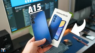 Samsung Galaxy A15 5G Unboxing amp First Impressions Great Improvements For 200 [upl. by Ynaffad18]