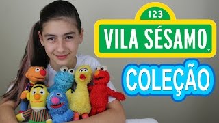 Coleção Vila Sésamo Garibaldo Elmo Ênio Beto Grover Come Come Sesame Street Collection [upl. by Hinkel]