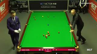 Adam Duffy vs Marco Fu European Masters 2023  Short Form [upl. by Auqenahc]