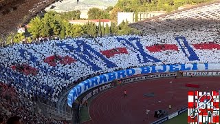 Hajduk  Dnipro  2882014  Koreografija Torcide Full HD [upl. by Esoryram340]