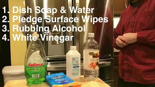 The Best Appliance Stainless Steel Cleaner  A Comparison Review and Test of Home Cleaning Products [upl. by Kcirdef]