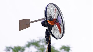 DIY Wind Turbine Generator from old Fan [upl. by Schramke]