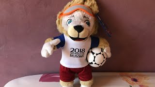 Fifa World Cup 2018 Offical Licenced Zabivaka Plush Unboxing [upl. by Pinter]