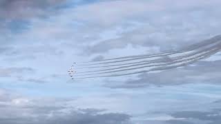 RED ARROWS PORTSOY BOAT FESTIVAL 22624 [upl. by Ymmor900]