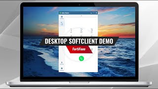 FortiFone Desktop Softclient Setup  Product Demo [upl. by Rosenkrantz]