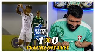 ASTER 1X0 PALMEIRAS VERDÃO É ELIMINADO DA COPINHA 2024 [upl. by Aierbma284]