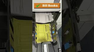 Single or Dual Color Bill Book Printing  RISO Digital Duplicator [upl. by Rebel]