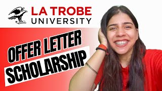 La Trobe University Offer Letter  La Trobe University Australia  la trobe university scholarship [upl. by Ahsemot]