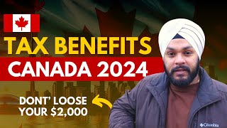 Filing taxes in Canada in 2024  Dont Loose your 2000  Tax Benefits in Canada 2024 [upl. by Reinhart201]