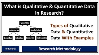 What is Qualitative Data and Quantitative Data in Research Types of Qualitative amp Quantitative Data [upl. by Orr708]