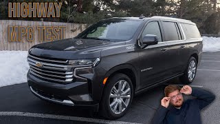 2021 3Liter Diesel Suburban Highway MPG Test Blows Away Our Expectations [upl. by Paapanen]