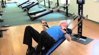 John Carleo  Bench Press Workout On Total Gym [upl. by Friedberg]