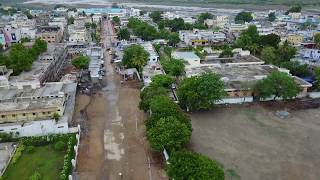 Mantralayam  Raghavendra Vrundavana Temple aerial View birdseye view [upl. by Aynatal463]