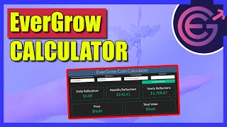 EverGrow Calculator  Calculate Your Earnings [upl. by Ttehr]