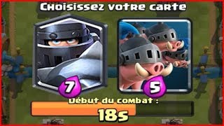 CLASH ROYALE FR SUPER DEFI DU TIRAGE COCHONS ROYAUX VS MEGA BOULE DE NEIGE 2 [upl. by Gentes]