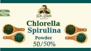 Spirulina Chlorella Powder Combined 5050 [upl. by Wil]