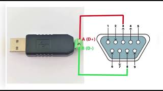 How to make Siemens PLC S7200300 Communication cable by using USB to RS485 converter [upl. by Adelpho]