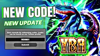 NEW ALL WORKING CODES FOR YOUR BIZARRE ADVENTURE IN 2024 ROBLOX YBA CODES [upl. by Veronique]